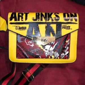 Graffiti multi colored bag